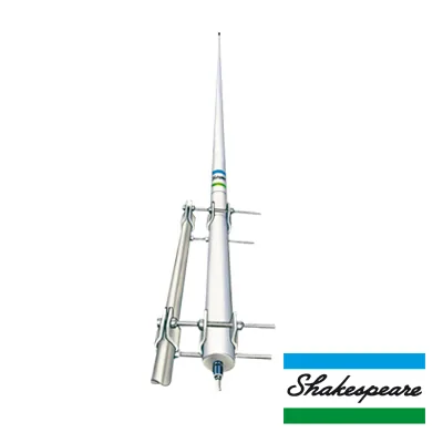 Antena Marina VHF SHAKESPEARE 476 / Base / 10 dB / 350 W / Conector SO-239 / 6.4 m (21 ft) / Banda Marina VHF