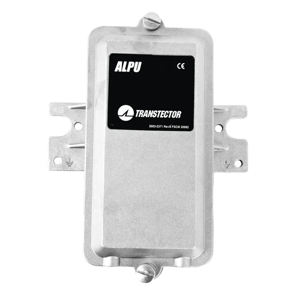 Protector Metalico Contra descargas Atmosfericas PoE Individual De 10/100 Mbps