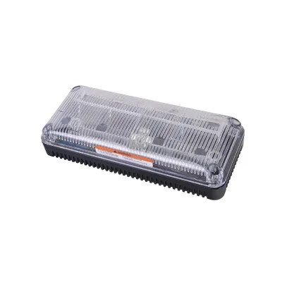 Luz de advertencia Quadraflare, Mica y Led LED color Claro
