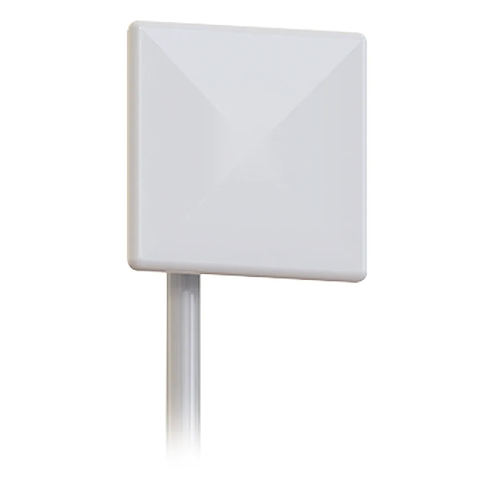 Antena Tipo Panel 2400 MHz, Apertura H/V (18º), Ganancia 20 dBi, Dimensiones 30 x 30 4.5 cm, Conector N- Hembra, Para exterior