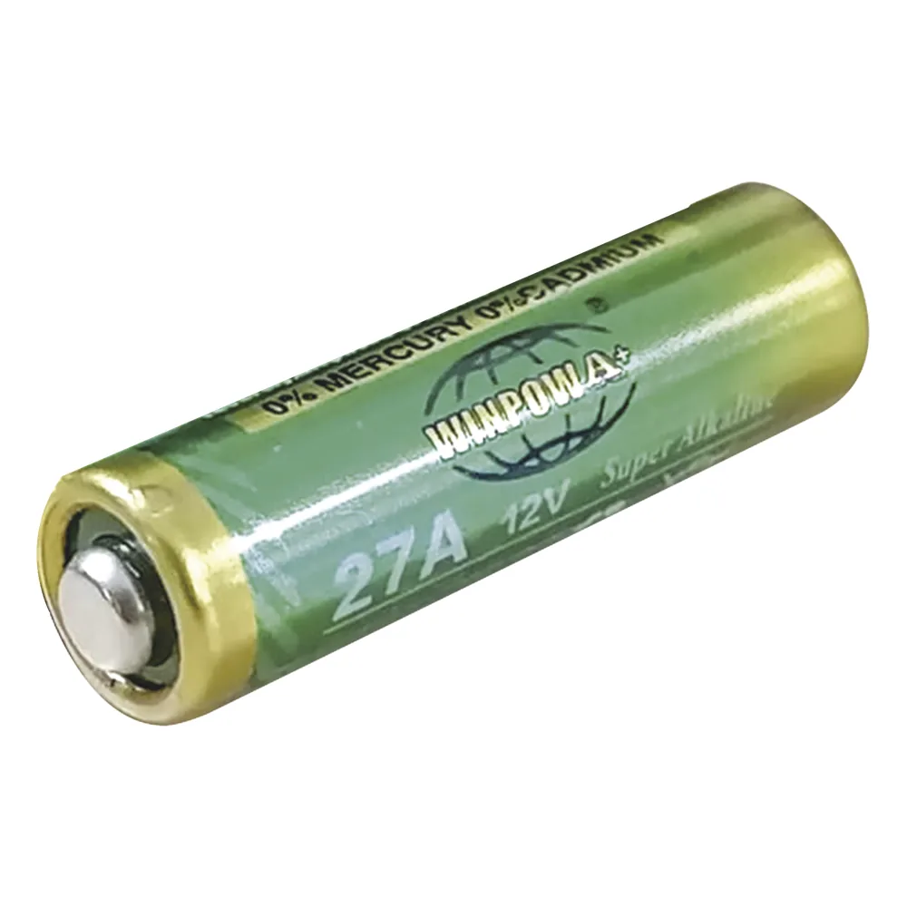 Bateria Alcalina / No Recargable / Tamaño 27 A / 12 V / Uso en Controles Remotos, Juguetes, Linternas, Timbres y Otros, Venta por Pieza.