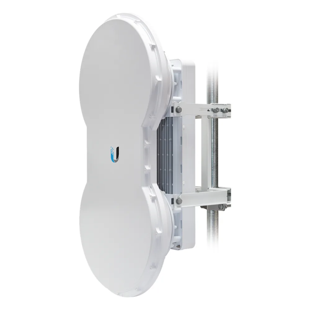 Radio de Backhaul de alta capacidad full duplex con antena integrada de 23 dBi, con tecnología airFiber hasta 1.2 Gbps, 5 GHz (5725 - 6200 MHz)