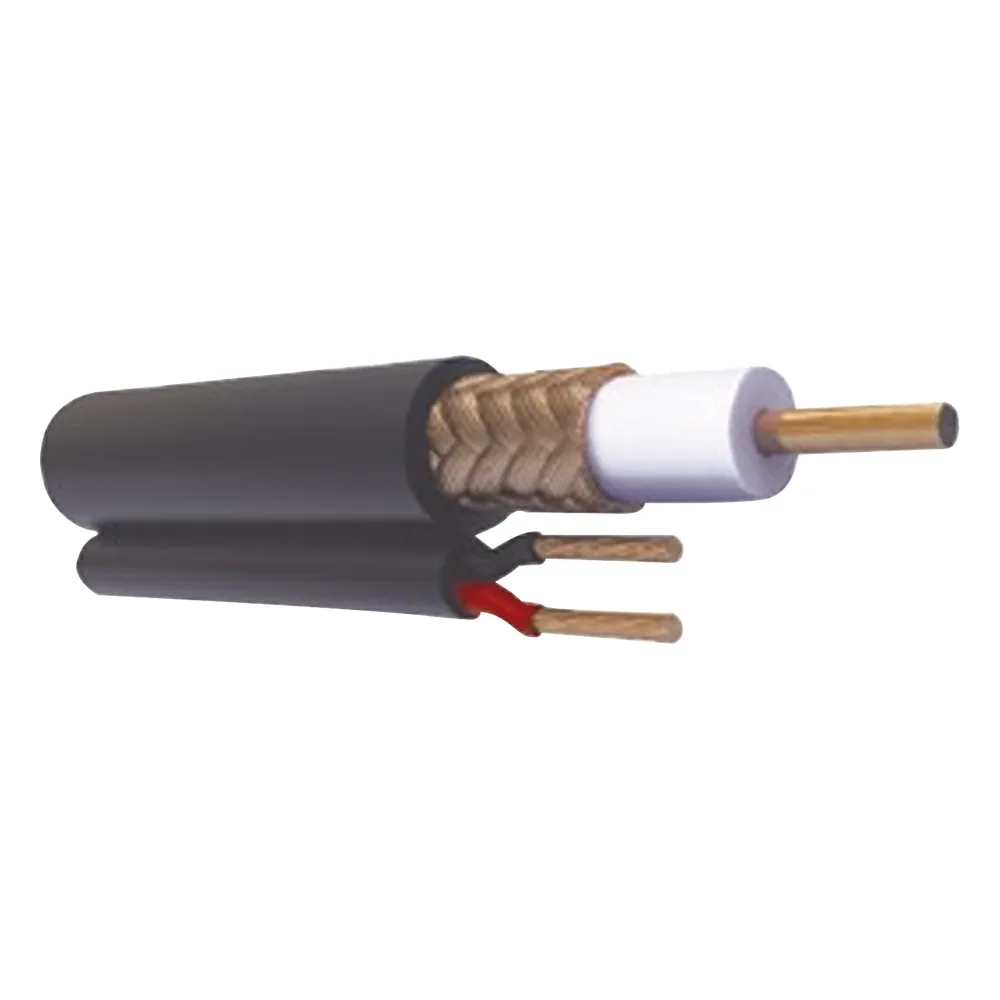 ( Venta x Metro ) Cable Coaxial RG59 Siamés, Malla de Cobre y Aluminio, Hecho en México, Optimizado para HD+ 2 Hilos Calibre 20