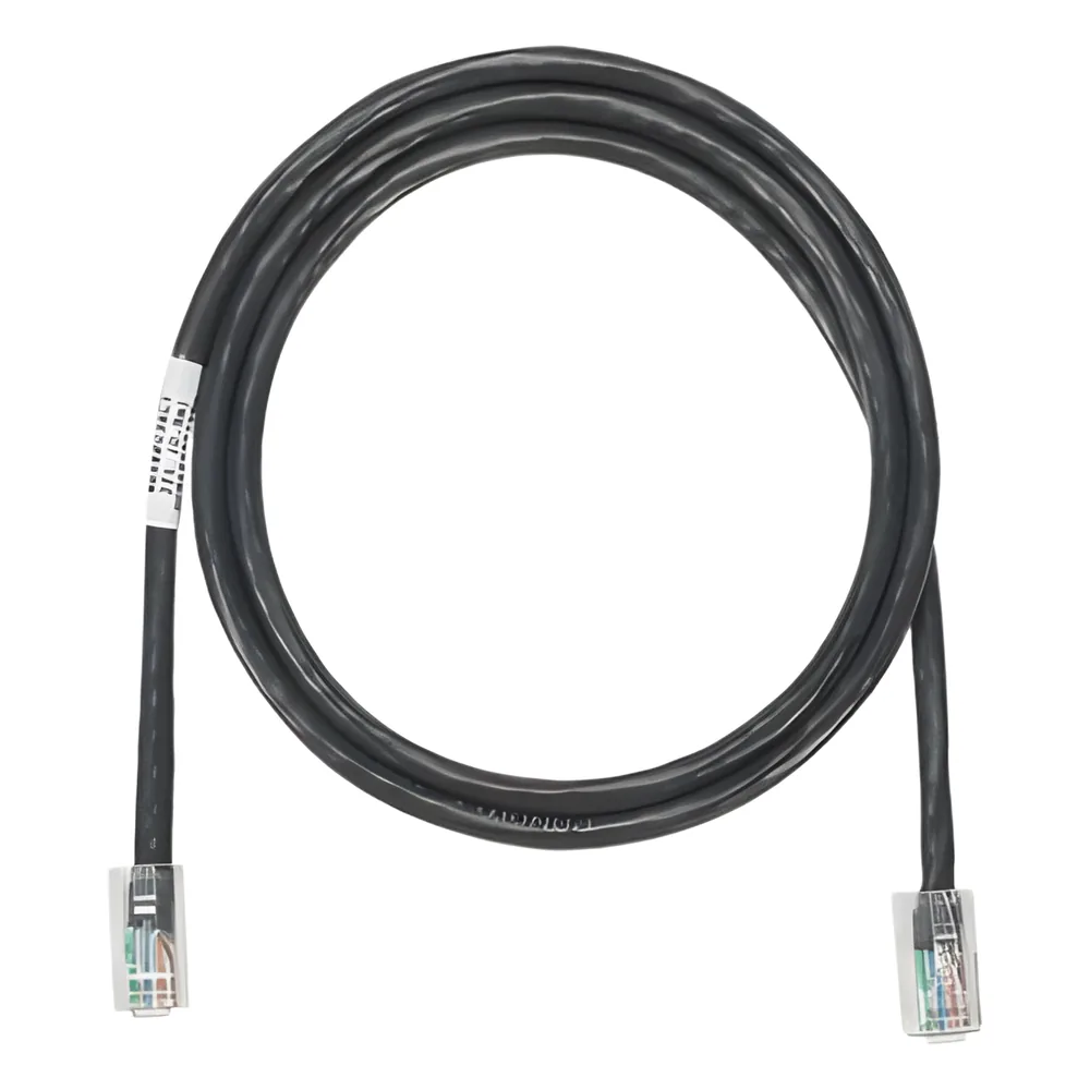 Cable de Parcheo UTP Categoría 5e, con Plug Modular en Cada Extremo - 3 Metros (9.84 Pies) - Negro