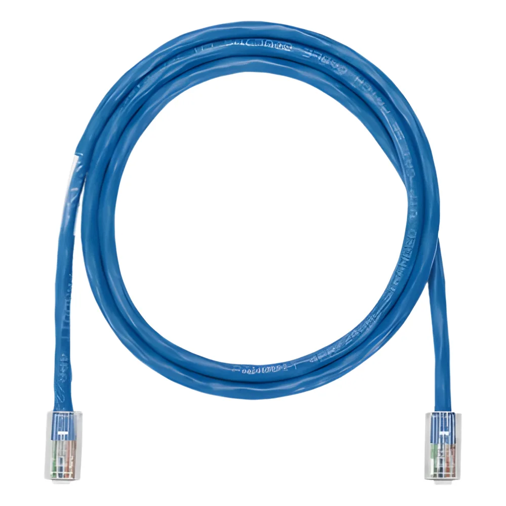 Cable de Parcheo UTP Categoría 5e, con Plug Modular en Cada Extremo - 6 Metros (19.69 Pies) - Azul