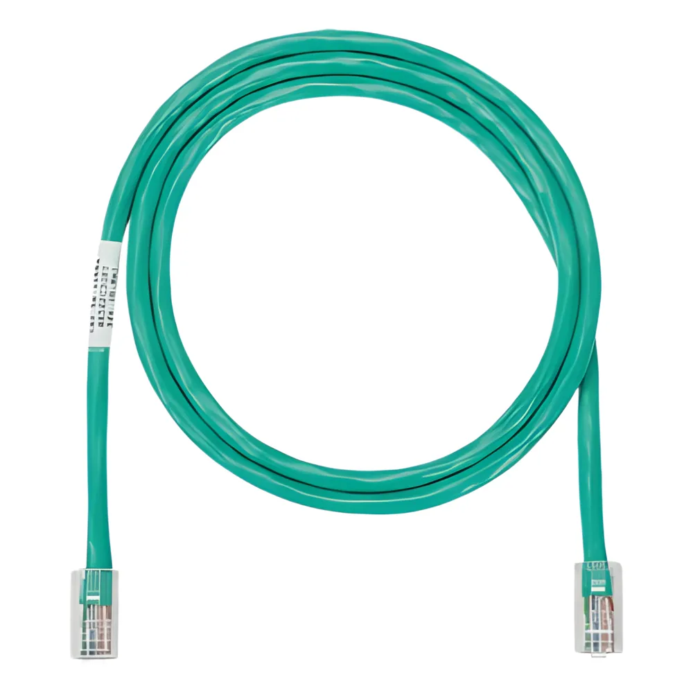 Cable de Parcheo UTP Categoría 5e, con Plug Modular en Cada Extremo - 1.5 Metros (4.92 Pies) - Verde