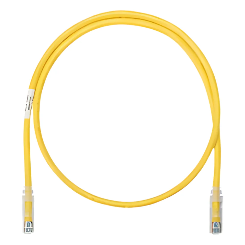 Cable de Parcheo UTP Categoría 6, con Plug Modular en Cada Extremo - 4.3 Metros (14.11 Pies) - Amarillo