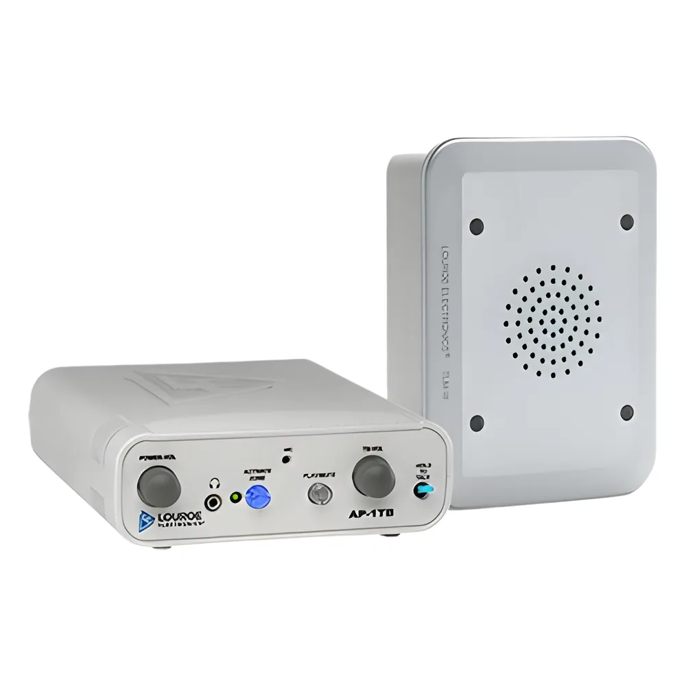 Kit de Estación AP-1TB y Micrófono TLM-W con montaje de pared, incluye alimentación en 12Vcc y cables RCA