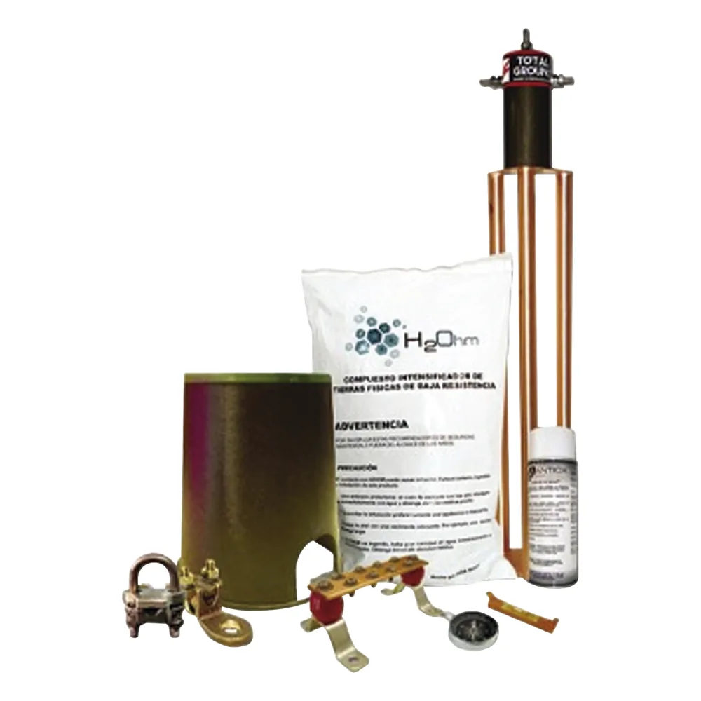 Kit de tierra física modelo TG45AB con Electrodo Magnetoactivo, capacidad: 45 AMP