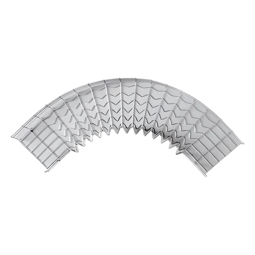 Curva Pre-Fabricada Horizontal de 90° con medidas de 116 mm de Peralte y 400 mm Ancho (116/400 mm)