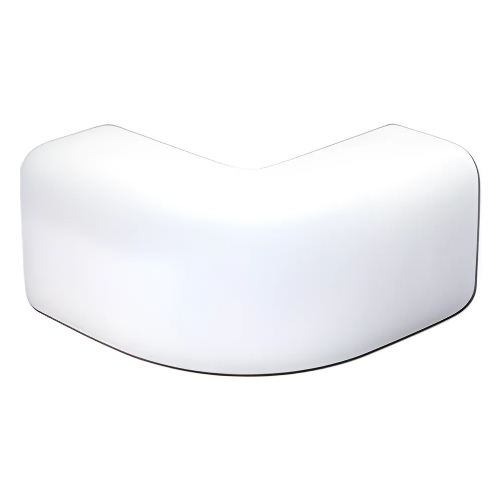 Esquinero exterior de PVC auto extinguible, para canaleta canaleta TMK0812 3 piezas, (5010-02001)