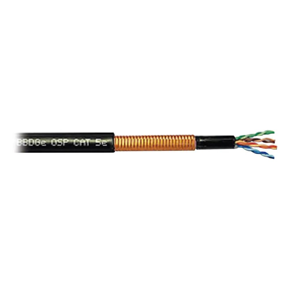 WB3176A Carrete de cable de cobre UTP CAT5E blindado para exterior, 100 metros, recomendado para enlaces inalámbricos