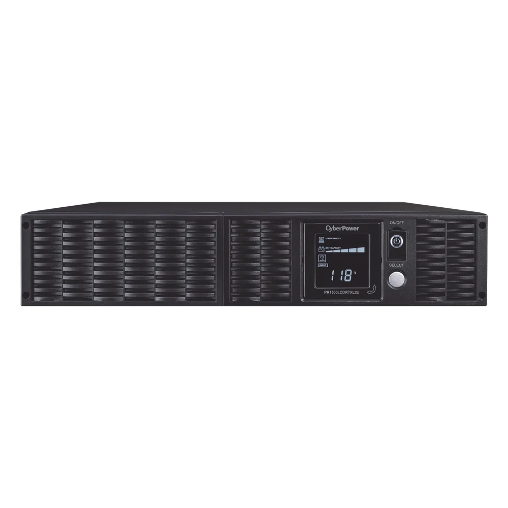 UPS de 1500 VA/1500 W, Topología Línea Interactiva, Entrada 120 Vca NEMA 5-15P, Onda Senoidal Pura, Torre o Rack 2 UR, Con 8 Tomas NEMA 5-15R