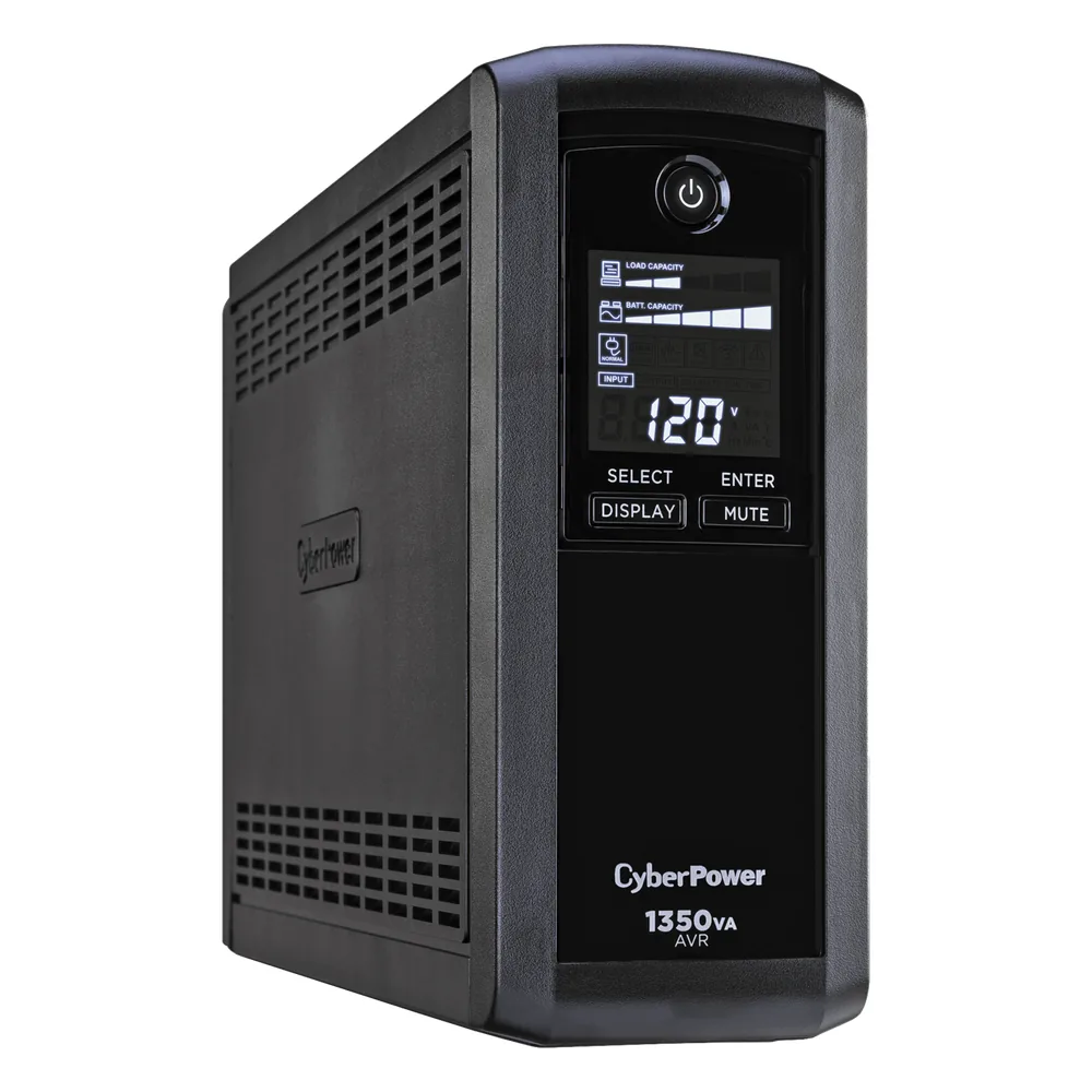 UPS de 1350 VA/815 W, Topología Línea Interactiva, Entrada 120 Vca NEMA 5-15P, Tipo Mini Torre, Con 10 Tomas NEMA 5-15R