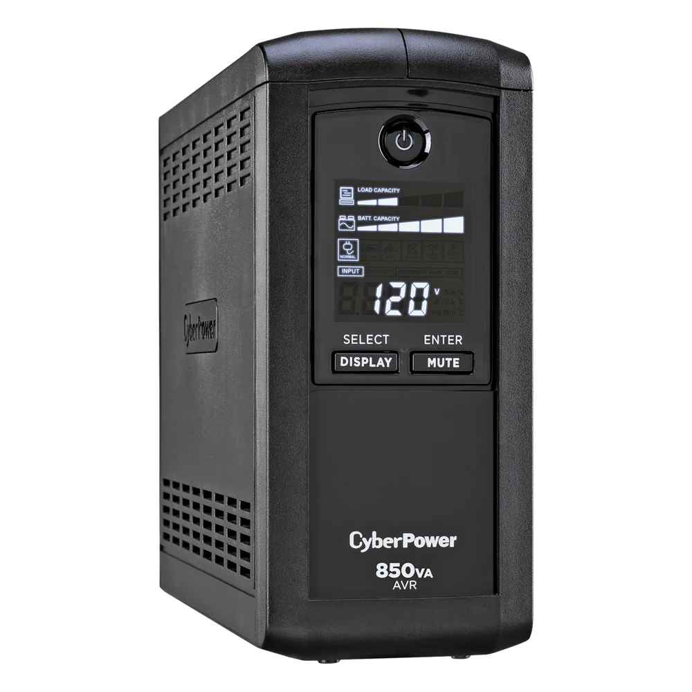 UPS de 850 VA/510 W, Topología Línea Interactiva, Entrada 120 Vca NEMA 5-15P, Tipo Mini Torre, Con 9 Tomas NEMA 5-15R