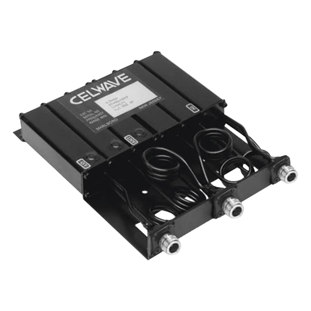 --DESCONTINUADO--Duplexer Compacto de Rechazo de Banda, 144-154 MHz, 6 Cavidades, 50 Watt, Conectores N Hembra.