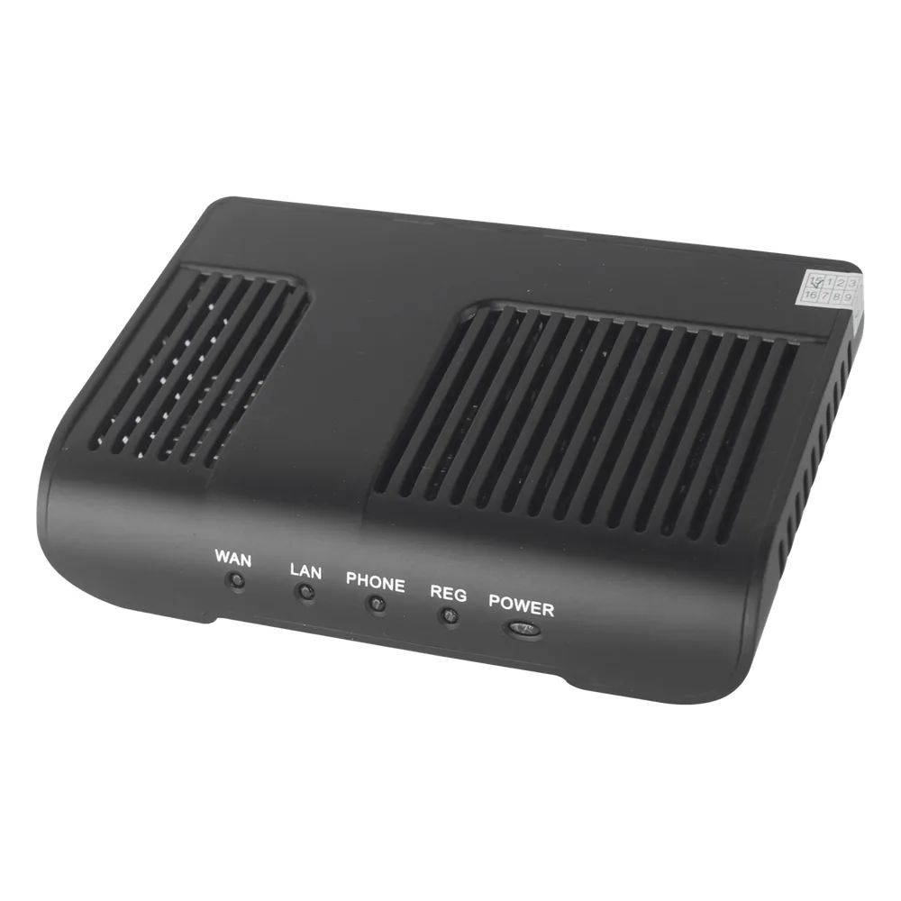 Adaptador de Teléfono Analógico (ATA) con 1 puerto FXS y 1 puerto FXO de Supervivencia (Cuando No Hay Red VoIP)