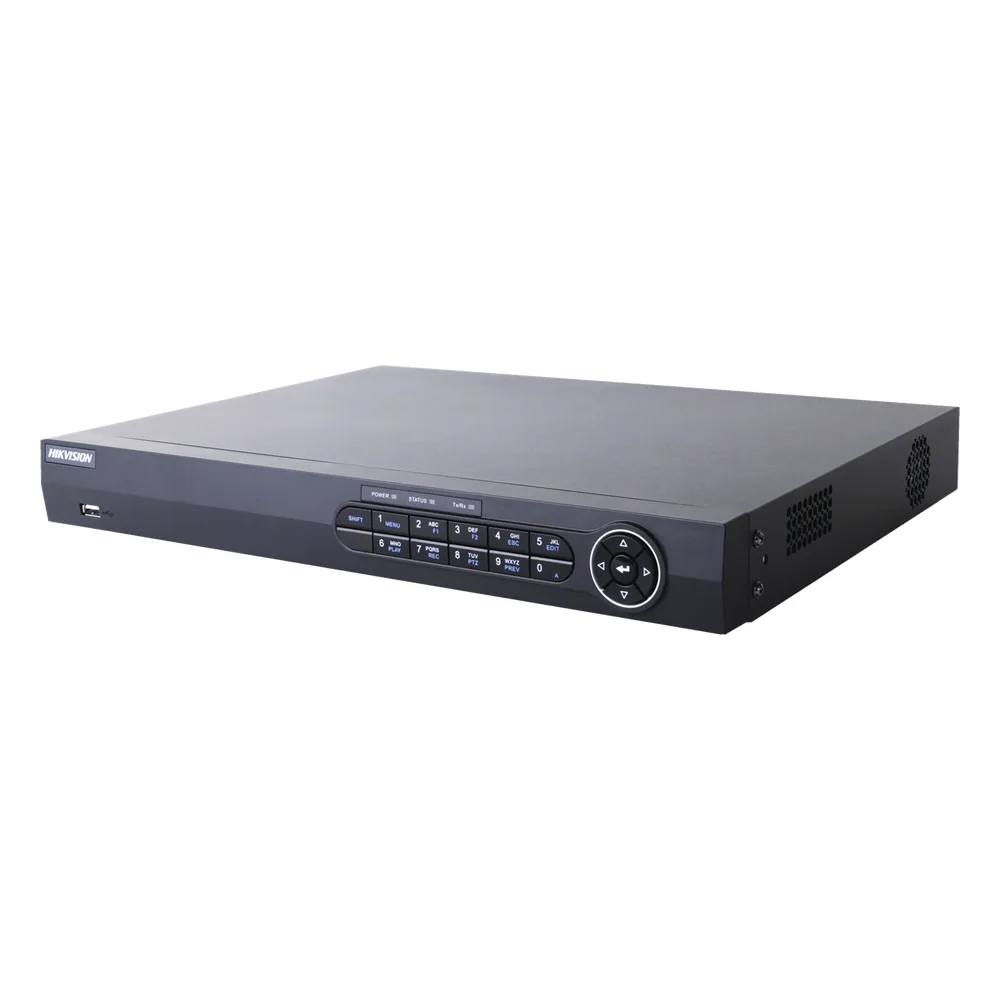 DVR/NVR 18 Canales (16+2) / 16 Canales Turbo HD hasta 2 Megapixeles / 2 Canales IP hasta 2 Megapixeles / Compresión de video avanzada / Hik-Connect P2P / Video análisis / Salida de video 4K / Entradas y Salidas de Audio y Alarma