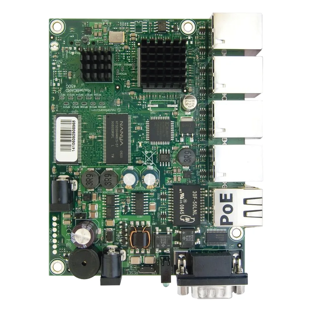 CPU de 680MHz, 256MB RAM, con 5 Puertos Gigabit Ethernet , Nivel de Licencia 5