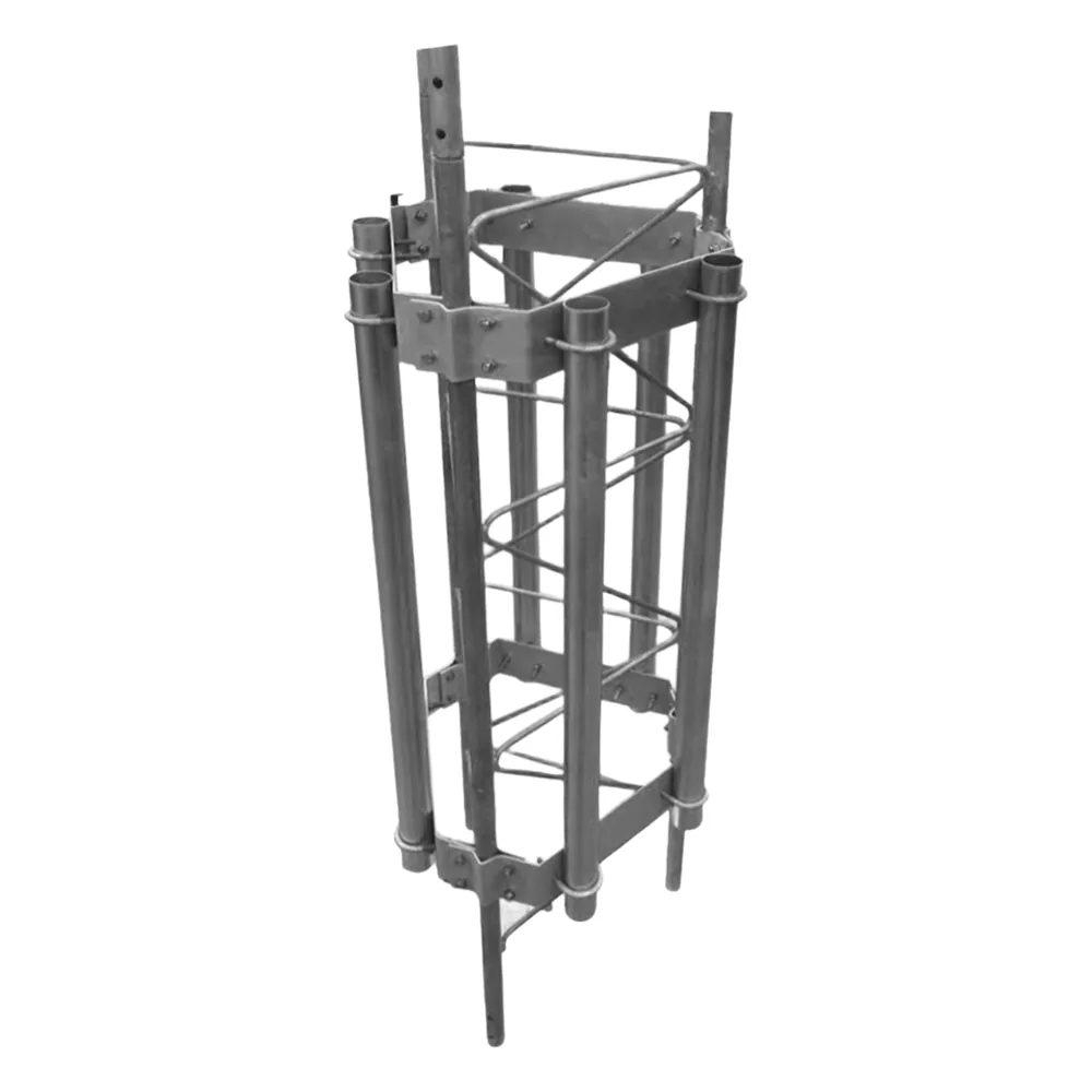 Herraje para 6 antenas sectoriales compatible con tramo STZ45G.