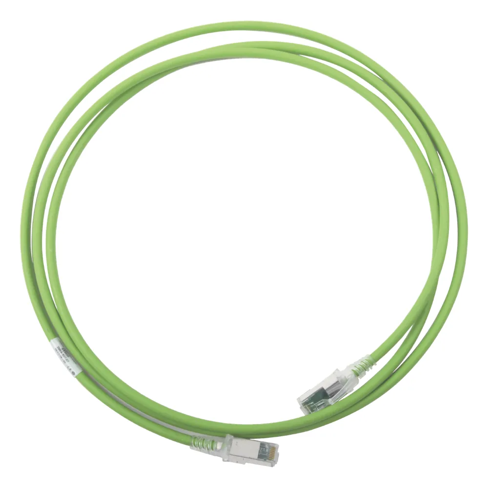 Patch Cord Z-MAX Cat6A S/FTP, CM/LS0H, 7ft, Color Verde