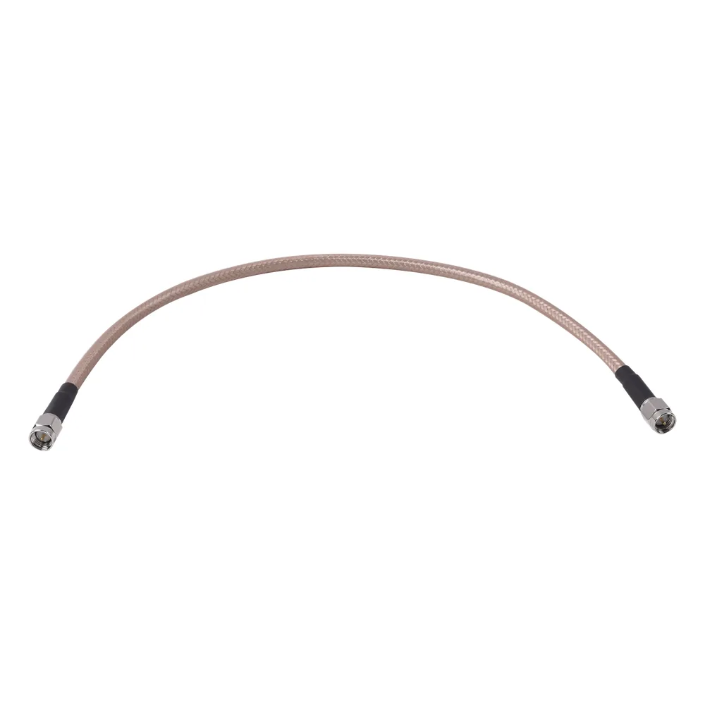 Jumper con Cable RG-142 con Conectores SMA Macho/SMA Macho de 30 cm (11.81 pulgadas).