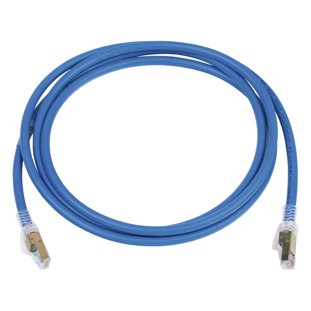 Patch Cord Z-MAX Cat6A UTP, CM/LS0H, 2.13 Metros (7 Pies), Color Azul