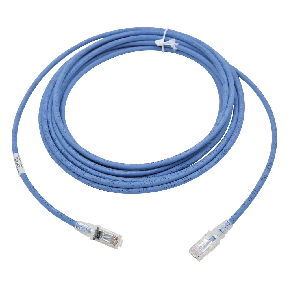 Patch Cord MC6 Modular Cat6 UTP, CM/LS0H, 20ft, Color Azul, Versión Bulk (Sin Empaque Individual)