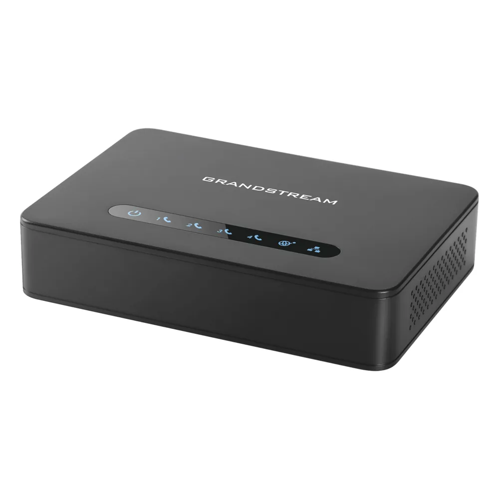 ATA de 4 puertos FXS con 2 puertos de red gigabit