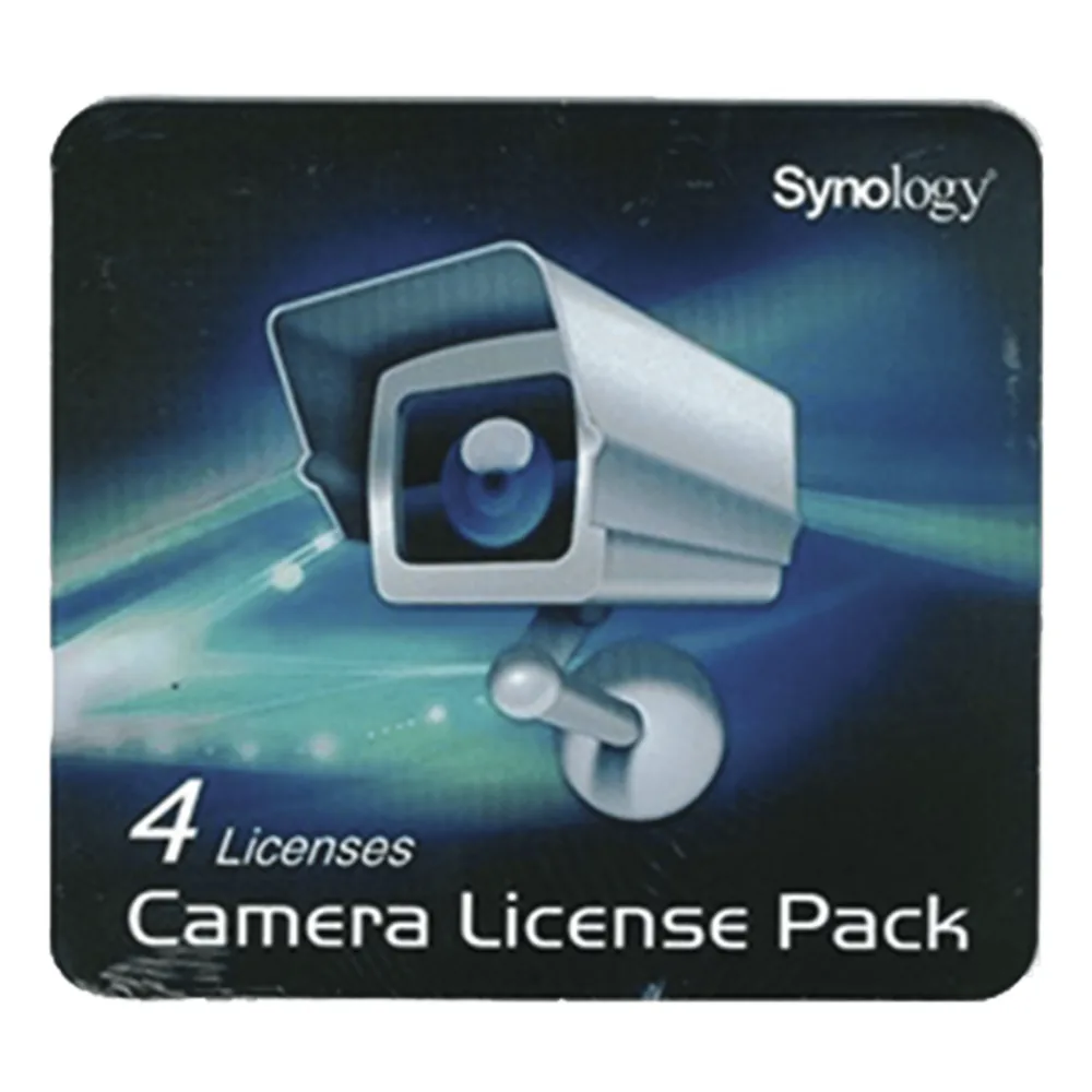Licencia para 4 cámaras IP en servidores SYNOLOGY