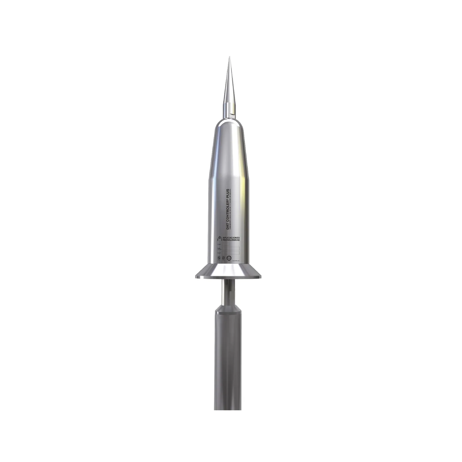 Punta Pararrayo DAT CONTROLER PLUS T15 / Avance de Cebado 15 &mu;s / Acero Inoxidable AISI 316L / IP67 / 20 Impactos 100 kA
