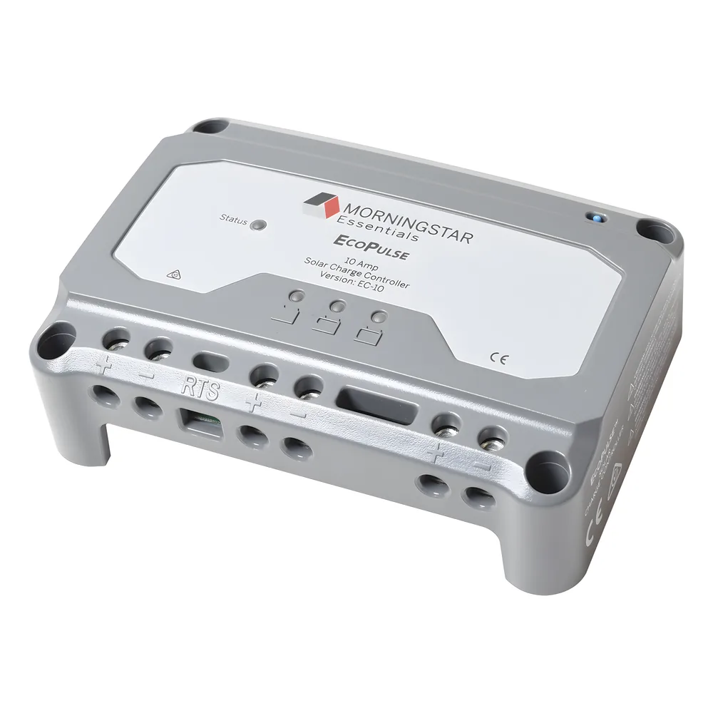 Controlador solar 12/24 Vcc de 10 Amp. Sin pantalla de medición.