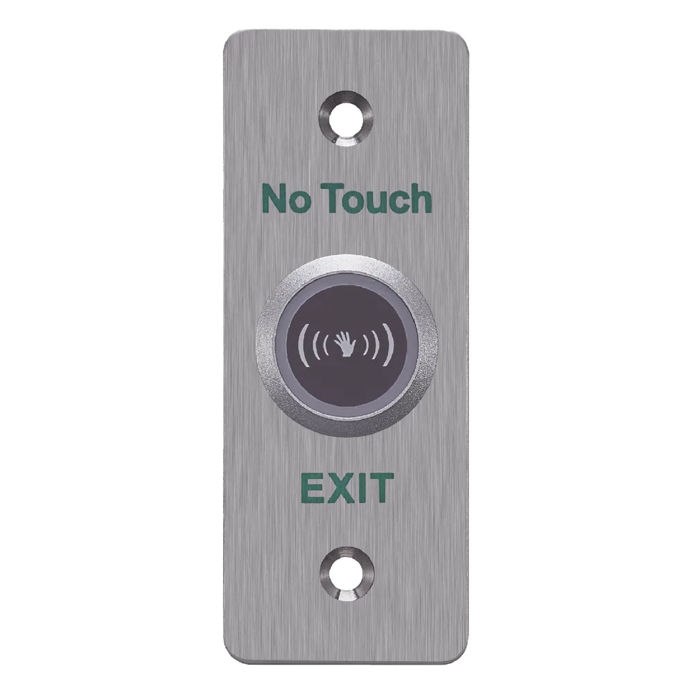 Botón de Salida sin Contacto / LED Indicador / Normalmente Abierto y Cerrado / Distancia Ajustable de Detección